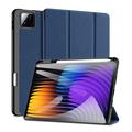 Xiaomi Pad 7/7 Pro Dux Ducis Domo Tri-Fold Smart Lompakkokotelo - Sininen