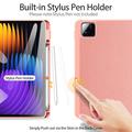 Xiaomi Pad 7/7 Pro Dux Ducis Domo Tri-Fold Smart Lompakkokotelo - Pinkki