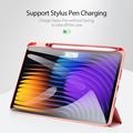 Xiaomi Pad 7/7 Pro Dux Ducis Domo Tri-Fold Smart Lompakkokotelo - Pinkki