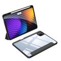 Xiaomi Pad 7/7 Pro Dux Ducis Toby Tri-Fold Älykäs Lompakkokotelo - Musta