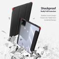 Xiaomi Pad 7/7 Pro Dux Ducis Toby Tri-Fold Älykäs Lompakkokotelo - Musta