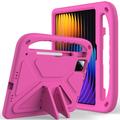 Xiaomi Pad 7/7 Pro/8/8 Pro/Poco Pad X1 Lasten Iskunkestävä Suojakotelo - Kuuma Pinkki