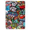 Xiaomi Pad 7/7 Pro Tri-Fold Sarjan Smart Lompakkokotelo - Graffiti