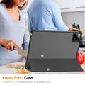 Xiaomi Pad 7/7 Pro Tri-Fold Sarjan Smart Lompakkokotelo - Harmaa