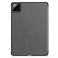 Xiaomi Pad 7/7 Pro Tri-Fold Sarjan Smart Lompakkokotelo - Harmaa