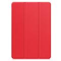 Xiaomi Pad 7, Pad 7 Pro Tri-Fold Sarjan Smart Lompakkokotelo - Punainen