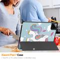 Xiaomi Pad 7/7 Pro Tri-Fold Sarjan Smart Lompakkokotelo - Yksisarvinen