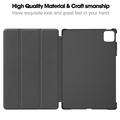 Xiaomi Pad 7 Ultra Tri-Fold Series Smart Folio -kotelo - Mustanvihreä