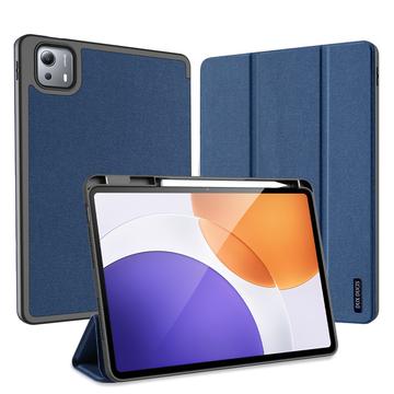 Xiaomi Pad 7S Pro 12.5 Dux Ducis Domo Tri-Fold Smart Lompakkokotelo - Sininen