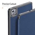 Xiaomi Pad 7S Pro 12.5 Dux Ducis Domo Tri-Fold Smart Lompakkokotelo - Sininen