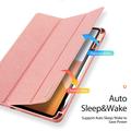 Xiaomi Pad 7S Pro 12.5 Dux Ducis Domo Tri-Fold Smart Lompakkokotelo - Pinkki