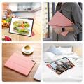 Xiaomi Pad 7S Pro 12.5 Dux Ducis Domo Tri-Fold Smart Lompakkokotelo - Pinkki