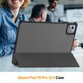 Xiaomi Pad 7S Pro 12.5 Tri-Fold Series Smart Folio -kotelo - harmaa