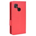 Xiaomi Poco C40 Lompakkokotelo Magneettisella Sulkijalla - Punainen