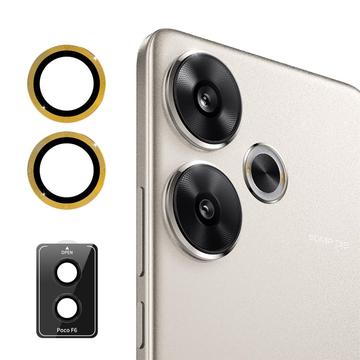 Xiaomi Redmi Turbo 3/Poco F6 Hat Prince Kameralinssin Panssarilasi Suojus - Kulta