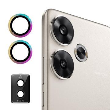 Xiaomi Redmi Turbo 3/Poco F6 Hat Prince Kameralinssin Panssarilasi Suojus - Värikäs