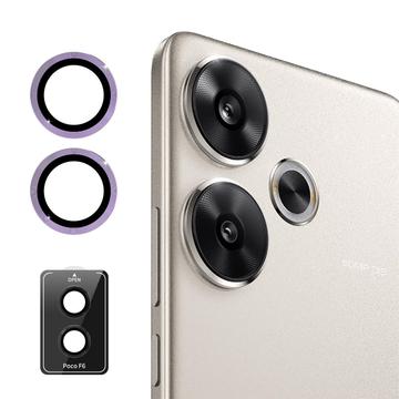 Xiaomi Redmi Turbo 3/Poco F6 Hat Prince Kameralinssin Panssarilasi Suojus - Violetti