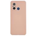 Xiaomi Redmi 12C Anti-Fingerprints Matta TPU Suojakuori - Pinkki