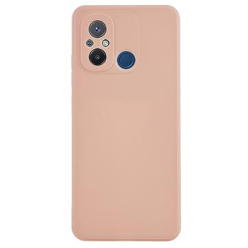 Xiaomi Redmi 12C Anti-Fingerprints Matta TPU Suojakuori - Pinkki