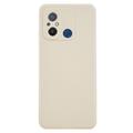 Xiaomi Redmi 12C Anti-Fingerprints Matta TPU Suojakuori - Valkoinen