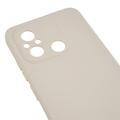 Xiaomi Redmi 12C Anti-Fingerprints Matta TPU Suojakuori - Valkoinen