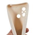 Xiaomi Redmi 12C Anti-Fingerprints Matta TPU Suojakuori - Valkoinen