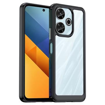 Xiaomi Redmi Note 13R/Redmi 13/Poco M6 4G Anti-Shock Hybridikotelo - Musta
