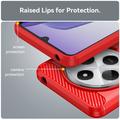 Xiaomi Redmi 14C Harjattu TPU Suojakuori - Hiilikuitu