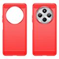 Xiaomi Redmi 14C Harjattu TPU Suojakuori - Hiilikuitu