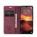 Xiaomi Redmi 14C Caseme 013 Sarja Lompakkokotelo - Viininpunainen