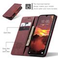 Xiaomi Redmi 14C Caseme 013 Sarja Lompakkokotelo - Viininpunainen