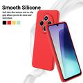 Xiaomi Redmi 14C/14R Nestemäinen Silikoni Suojakuori - Punainen