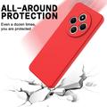 Xiaomi Redmi 14C/14R Nestemäinen Silikoni Suojakuori - Punainen