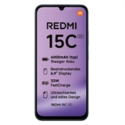 Xiaomi Redmi 15C 5G - 256GB - Mintunvihreä