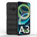 Xiaomi Redmi A3 Rugged TPU Suojakuori - Musta