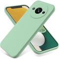 Xiaomi Redmi A3x Nestemäinen Silikoni Suojakuori - Vihreä