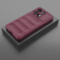 Xiaomi Redmi K70 Ultra Rugged Sarja TPU Suojakuori - Viininpunainen