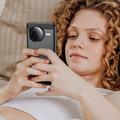 Xiaomi Redmi K80/Poco F7 Pro Harjattu TPU Suojakuori - Hiilikuitu - Musta