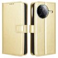 Xiaomi Redmi K80/K80 Pro/Poco F7 Ultra Lompakkokotelo Magneettisella Sulkijalla - Kulta