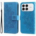 Xiaomi Redmi K90/Poco F8 Pro Mandala Series Lompakkokotelo - Sininen