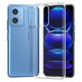 Xiaomi Redmi Note 12/Poco X5 Luisumaton TPU Suojakuori - Läpinäkyvä