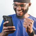 Xiaomi Redmi Note 12/Poco X5 Harjattu TPU Suojakuori - Hiilikuitu - Musta