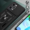 Xiaomi Redmi Note 12 Pro Pyörivä Rengashybridikotelo Kamerasuojalla - Musta