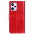 Xiaomi Redmi Note 12 Pro Lompakkokotelo Magneettisella Sulkijalla - Punainen
