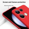 Xiaomi Redmi Note 13 Pro 4G/Poco M6 Pro Nestemäinen Silikoni Suojakuori - Punainen