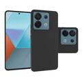 Xiaomi Redmi Note 13 Pro Anti-Fingerprints Matta TPU Suojakuori - Musta