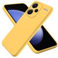 Xiaomi Redmi Note 13 Pro+ Nestemäinen Silikoni Suojakuori - Keltainen