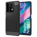 Xiaomi Redmi Note 13 Spigen Rugged Armor TPU-Kotelo - Musta