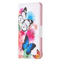 Xiaomi Redmi Note 13 Wonder Series Lompakkokotelo - Perhoset