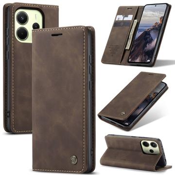 Xiaomi Redmi Note 14 4G Caseme 013 Sarja Lompakkokotelo - Kahvi